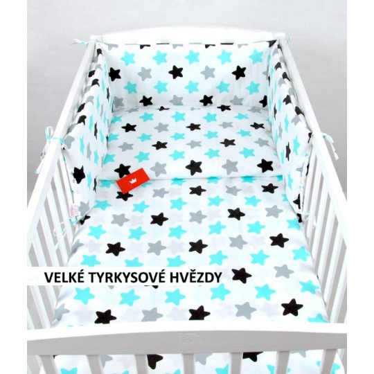 Povlečení + mantinel do postýlky - perníčky