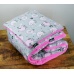 Teplá deka s polštářkem ELFan ovečky růžové+ růžová